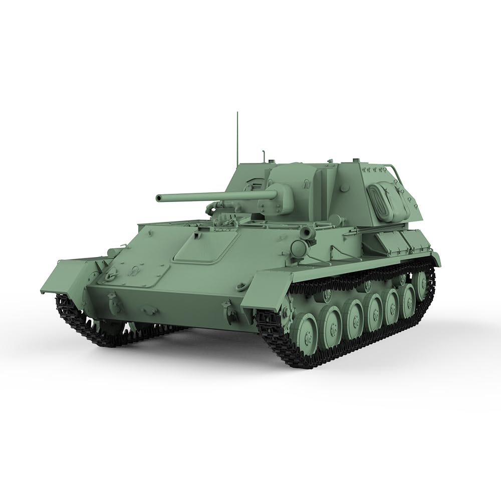 SS32612 1/32 Tanque Destructor Militar soviético SU-76M 85mm D-5S