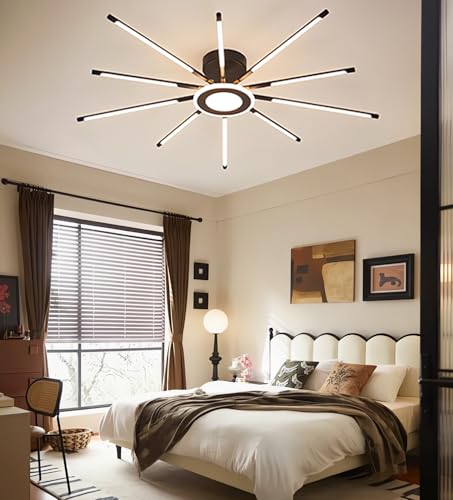 Plafonnier LED gradable télécommande éclairage moderne salon 3000K-6000K - 3