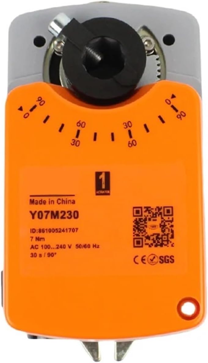 1Pcs 7Nm Damper Actuator Operating Air Control Dampers AC100...240V |AC/DC24V Open Close Modulating Damper Actuator(5.Y07M230-S)