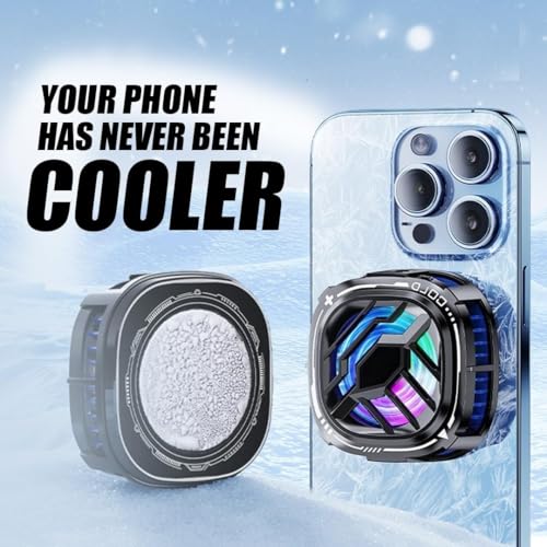 Image of Elfora Magnetic Mobile Cooler | Mobile Cooler For Gaming | Instant Cooling With Advanced Cooling Chip Compatible With Iphones & Android Devices