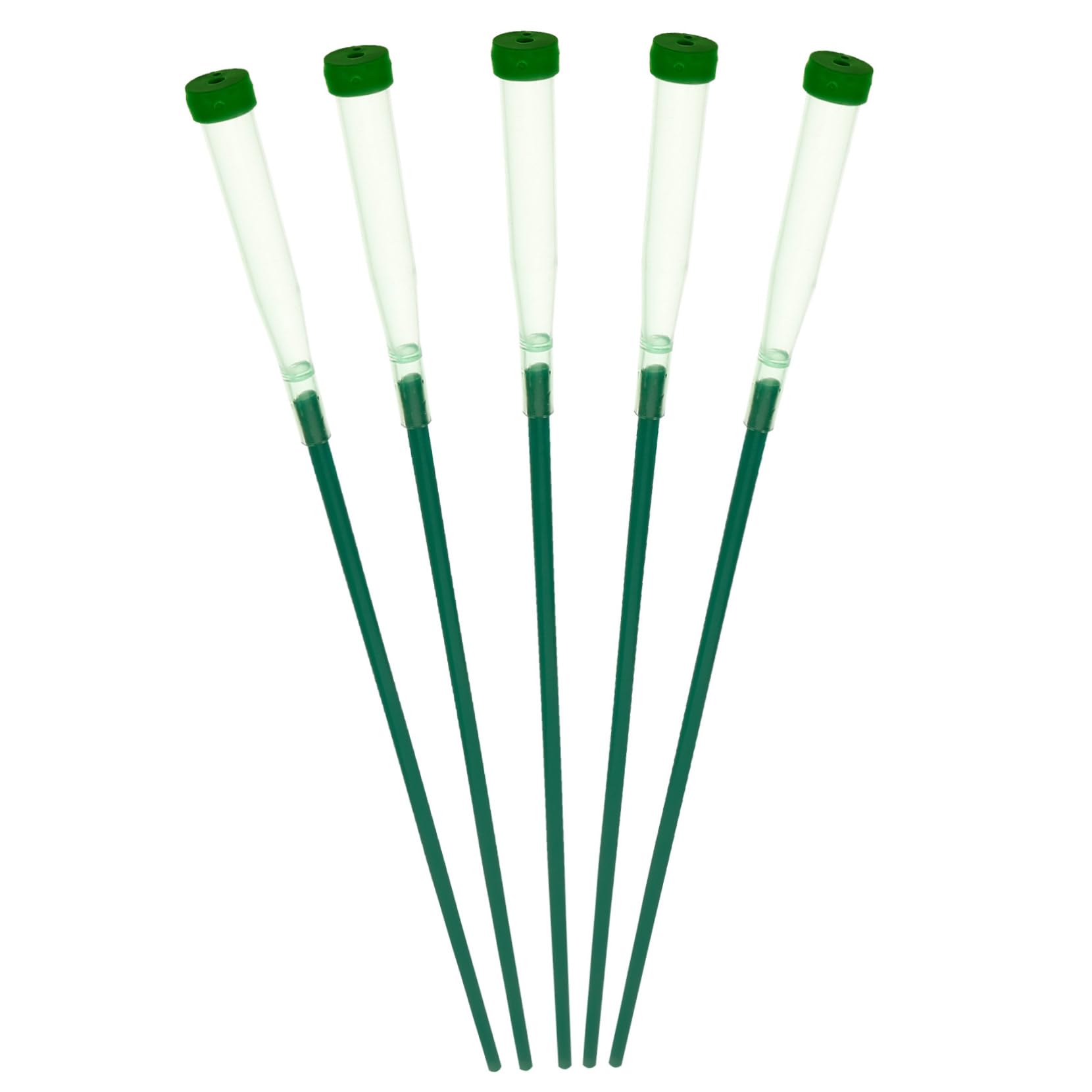 IWOWHERO 5pcs Plastic Floral Test Tubes Reusable Flower Water Tubes for Home Store Flower Care
