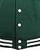 BCPOLO Baseball Jacket Varsity Baseball Cotton Jacket Letterman jacket 8 Colors-green M US