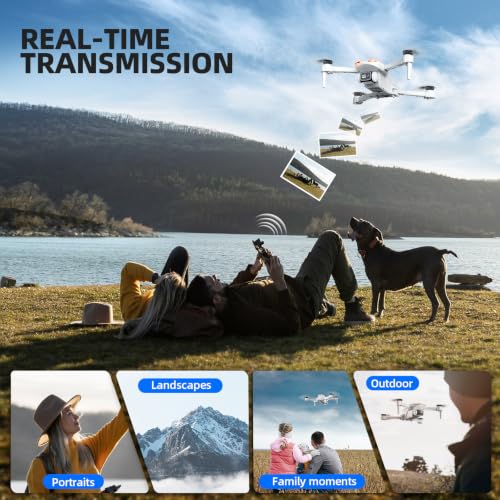 Image of Pallton Drone with Camera for Adults and Beginners, Foldable RC Quadcopter