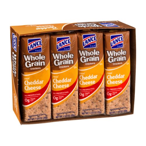 Lance Whole Grain Cheddar Cheese Cracker Packs 8 CT