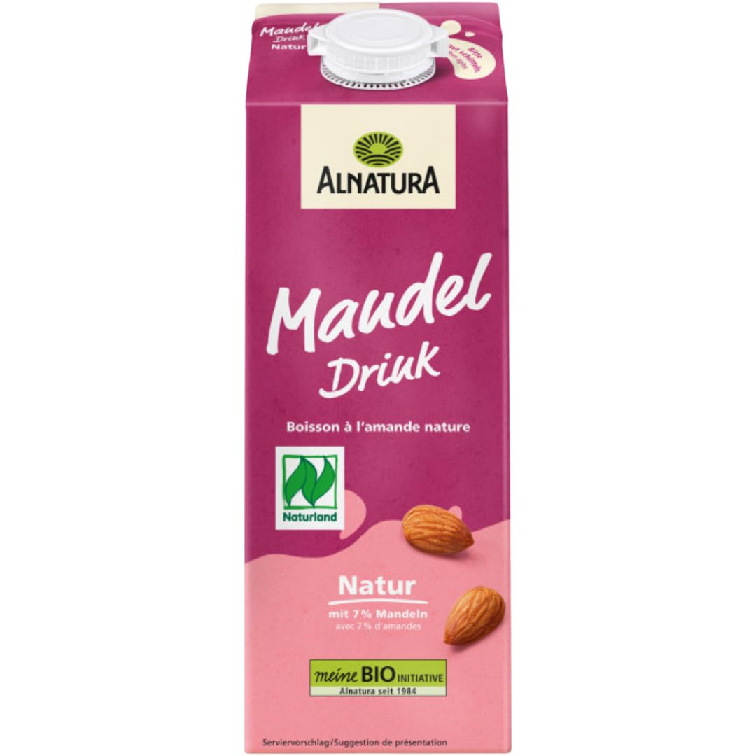 Alnatura Naturland Mandel Drink ungesüßt 1L 6 Stück