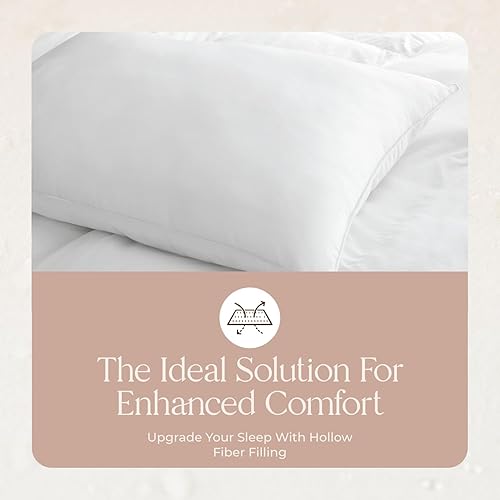 Miniatura 4 de Almohada alternativa de plumón tamaño King  Almohada de hotel de lujo para personas que duermen de espalda y boca abajo con soporte ergonómico y