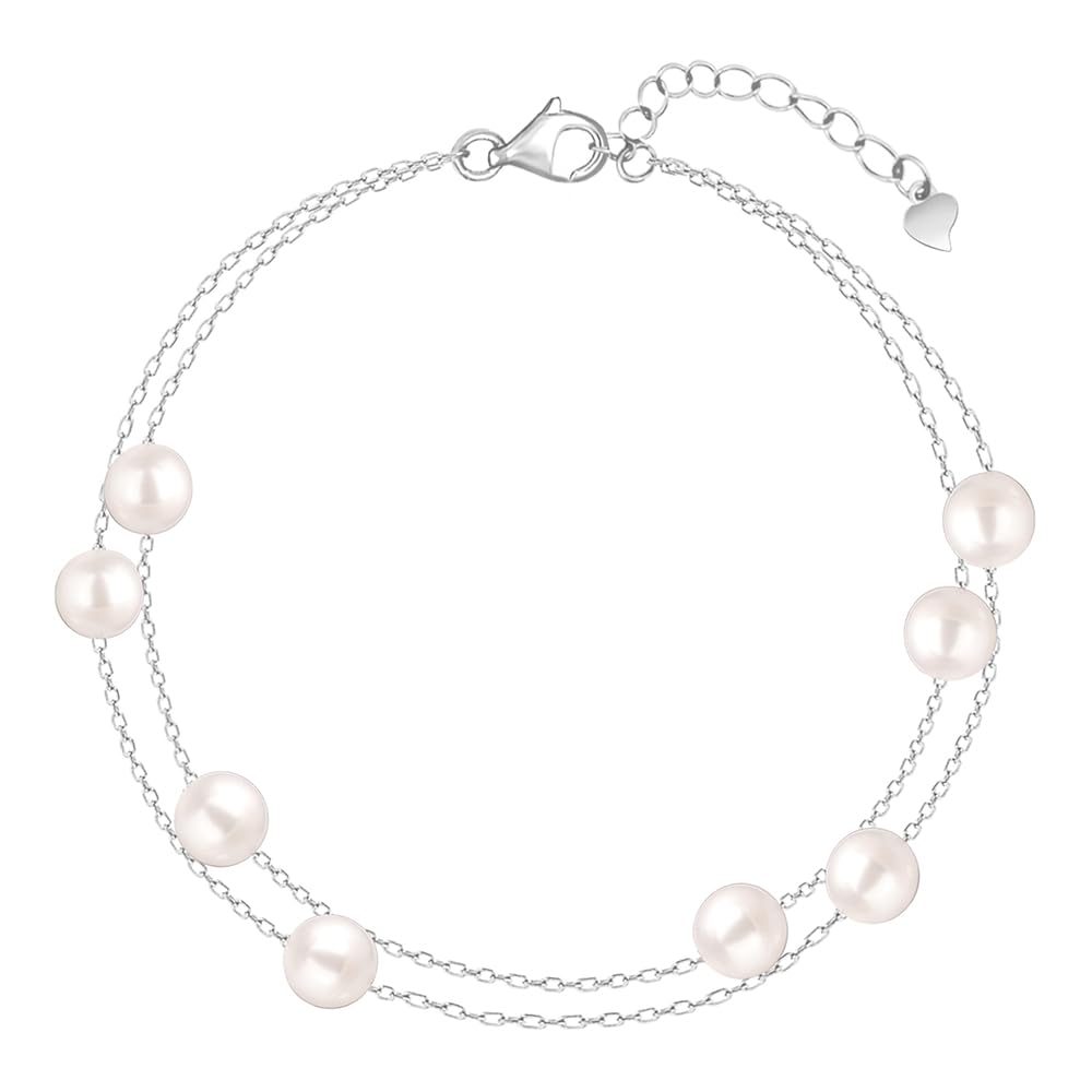 GIVA 925 Silver Strings of Pearls Bracelet, Adjustable | Gifts for Women and Girls | With Certificate of Authenticity and 925 Stamp | 6 Months Warranty* (B0CNPY42RS) Amazon Price History, Amazon Price Tracker