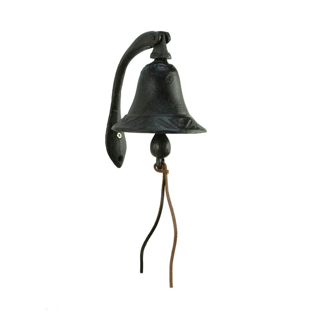 Colonial Tin Works Cast Iron Logan Dinner Bell with Bracket Dinner Bell - Feel The Vibe of Traditional Family Meals and Gatherings. Made of Heavy Cast Iron - Measures 4" W X 5½"D X 6" T (1)