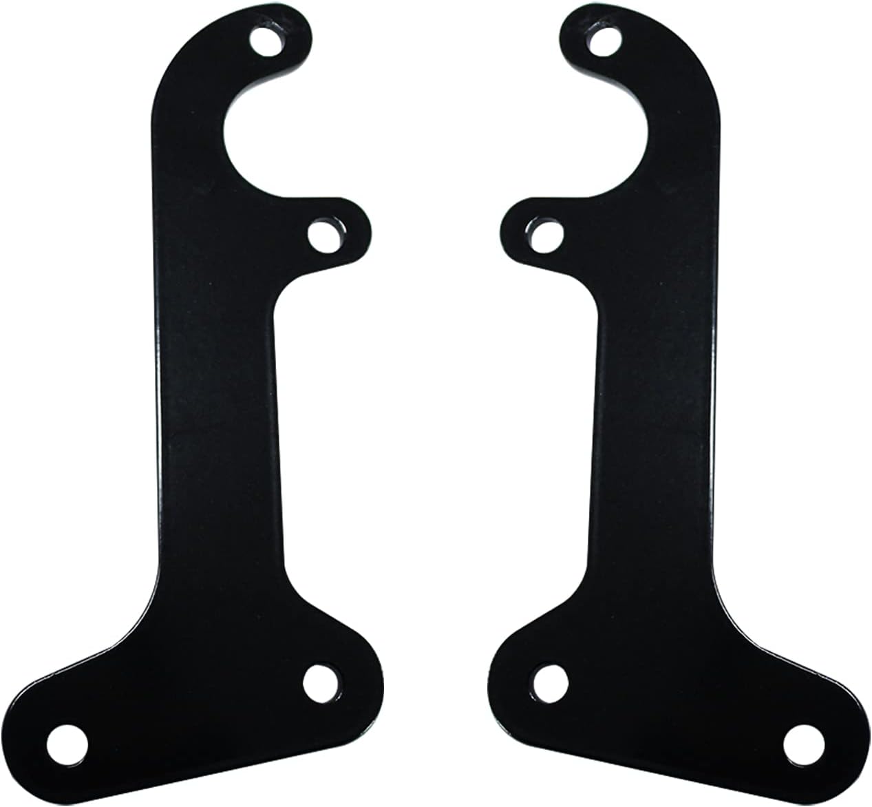 2 x Tail Light Brackets for 1953 1954 1955 1956 Ford F100 Pickup Truck,Model A Lights,Street Rods,Hot Rods,CustomFits Both Passenger and Driver Side (Black Finish) - Tail Light Bracket