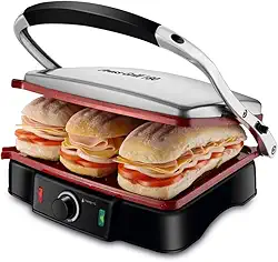 MONDIAL Press Grill 180°, Preto/Inox, 1800W, 110V - PG-02