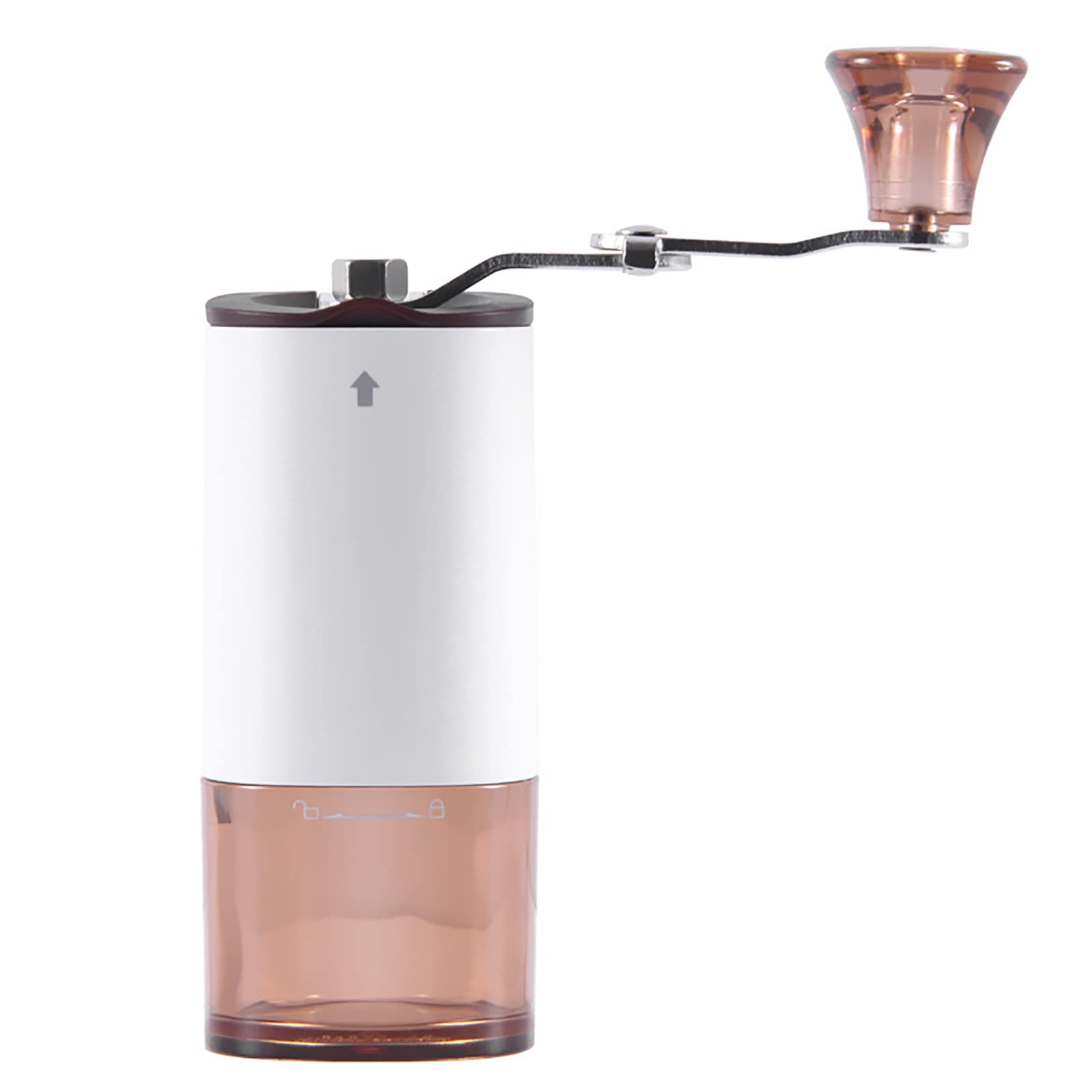 Moulin à café manuel pliable de voyage compact et broyeur céramique réglable