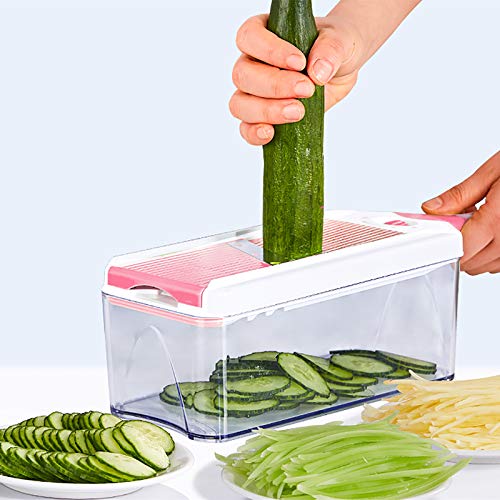 Cortador Manual de Ensaladas Multifuncional Verde miniatura 1
