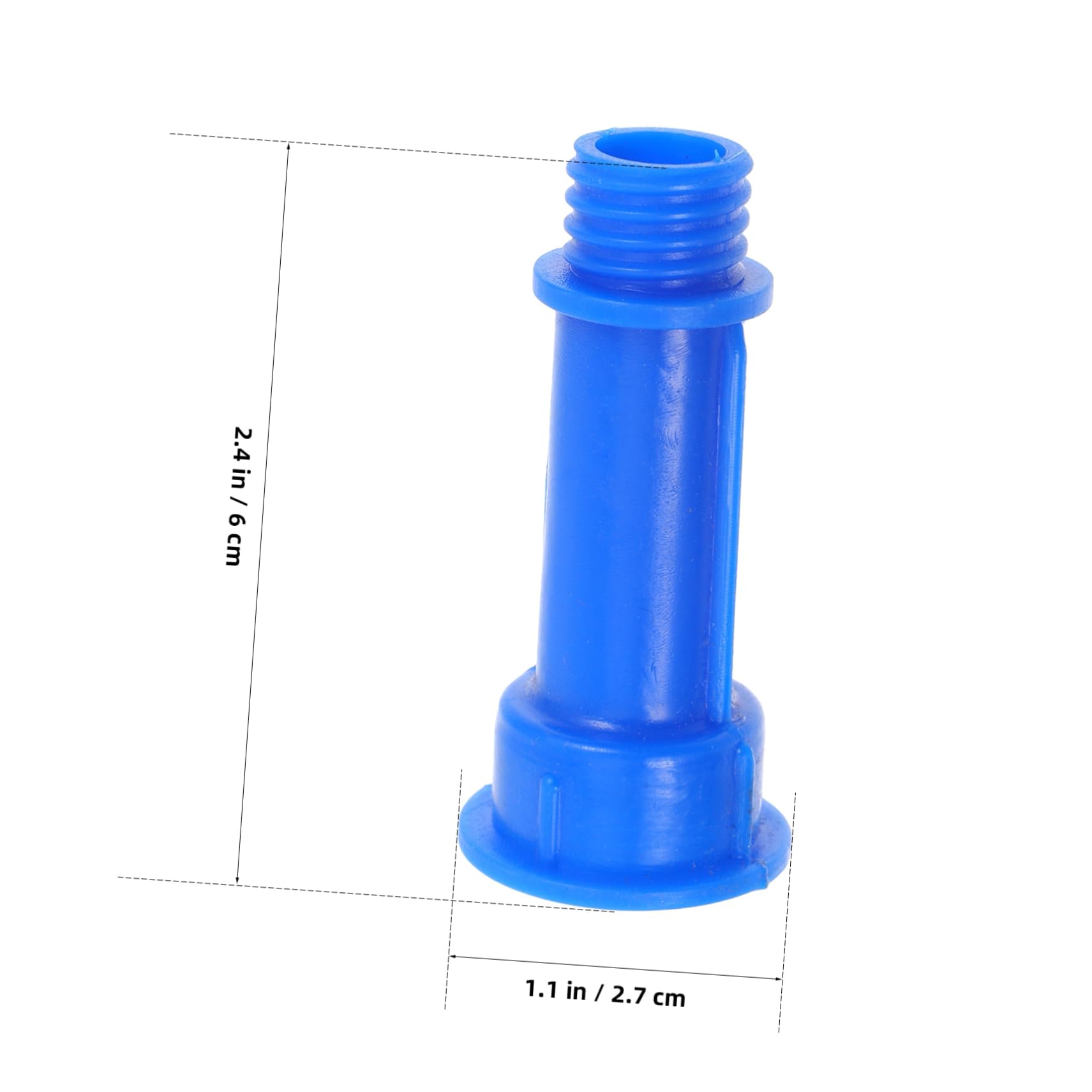 HAWILLOSCH Caulking Nozzle Tips Set 4pcs Reusable Caulking Nozzle Extension Adhesive for Glue Sealant Applicator Holder