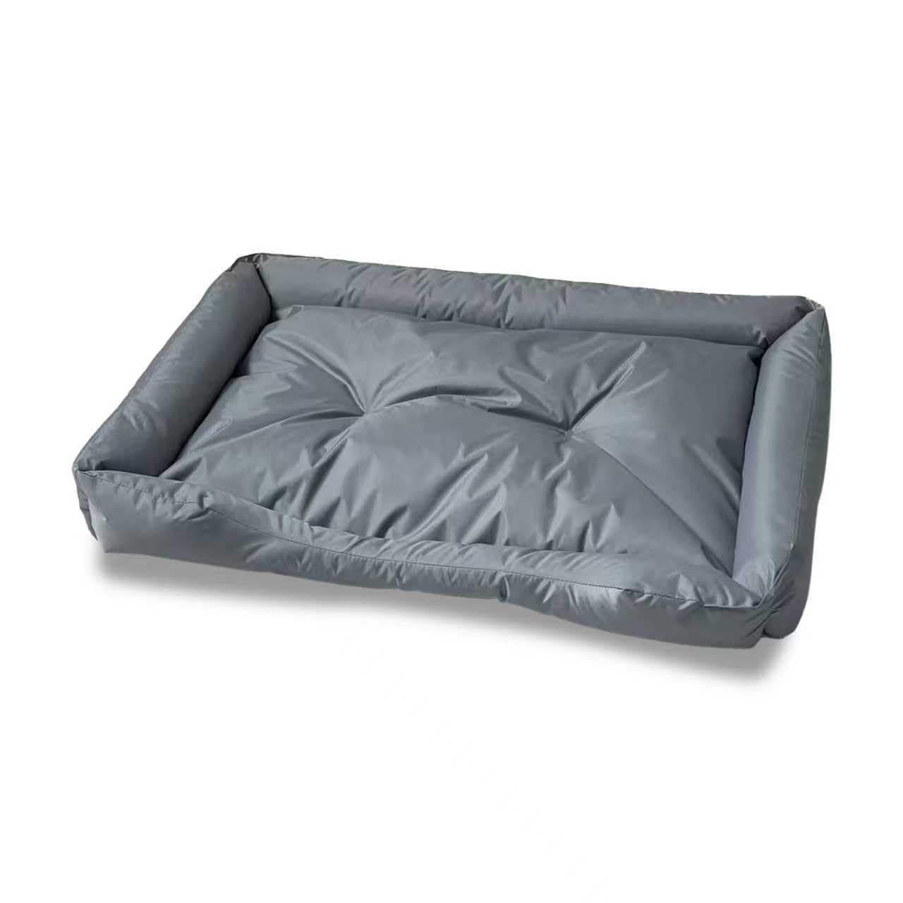Angel Living Pet Bed, Large Orthopedic Dog Bed, Large Washable Cat Bed with Waterproof Cover, Grey, 90 x 60 x 12 cm