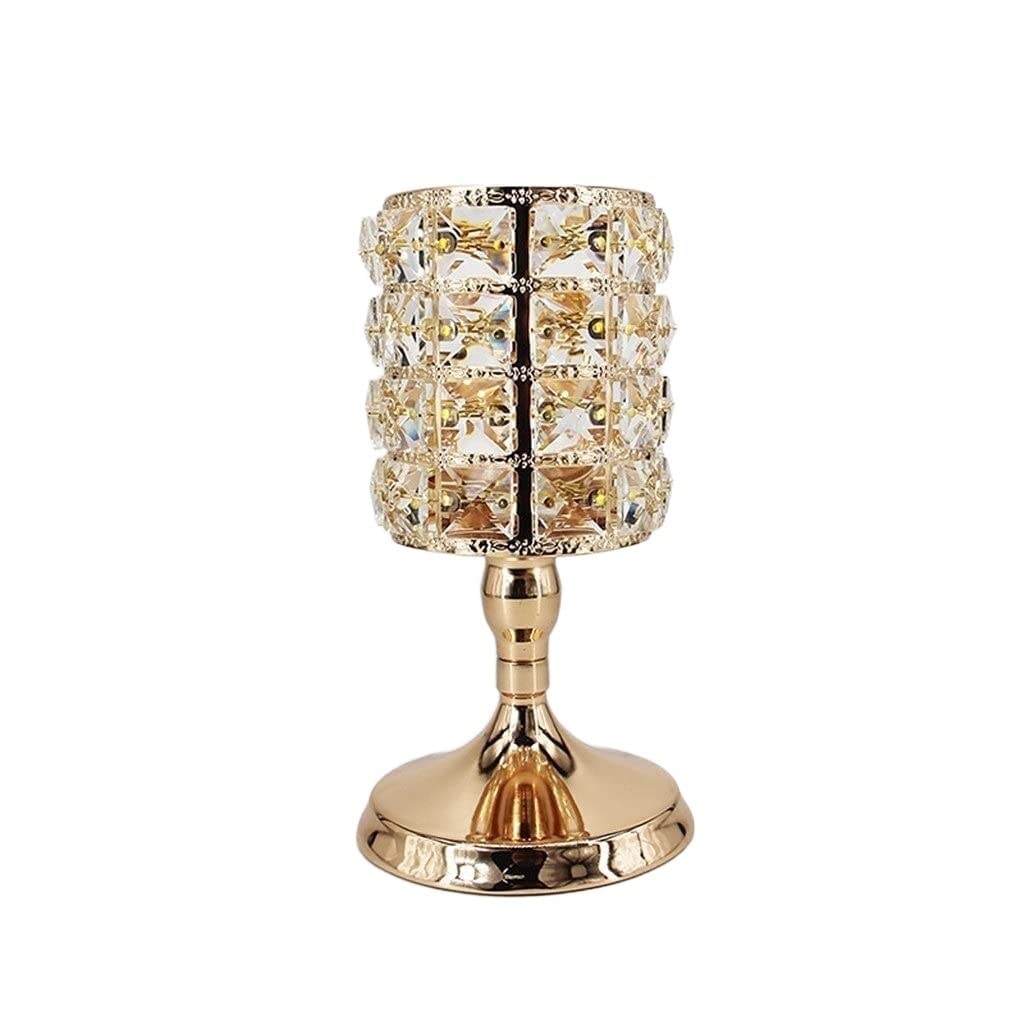 Candle Holder Crystal Single-head Candle Holder Decoration Wedding Hotel Home Supplies Romantic Candlelight Dinner Decorative