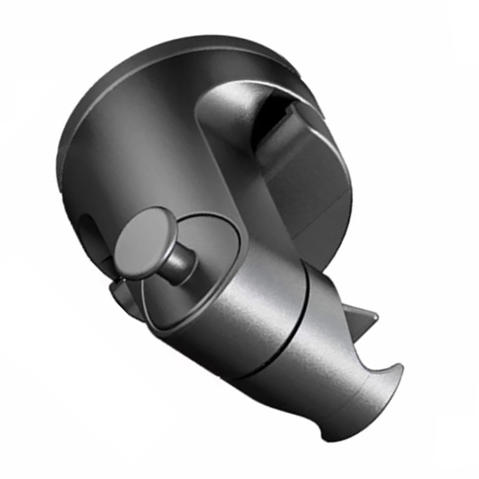 Buxuaaaa Gray Portable And Sturdy Abs Suction Shower Head Wall Mounted Brackets For Handling And Quick Setups In Bathroom Daily Use Adjustable Shower Mounted