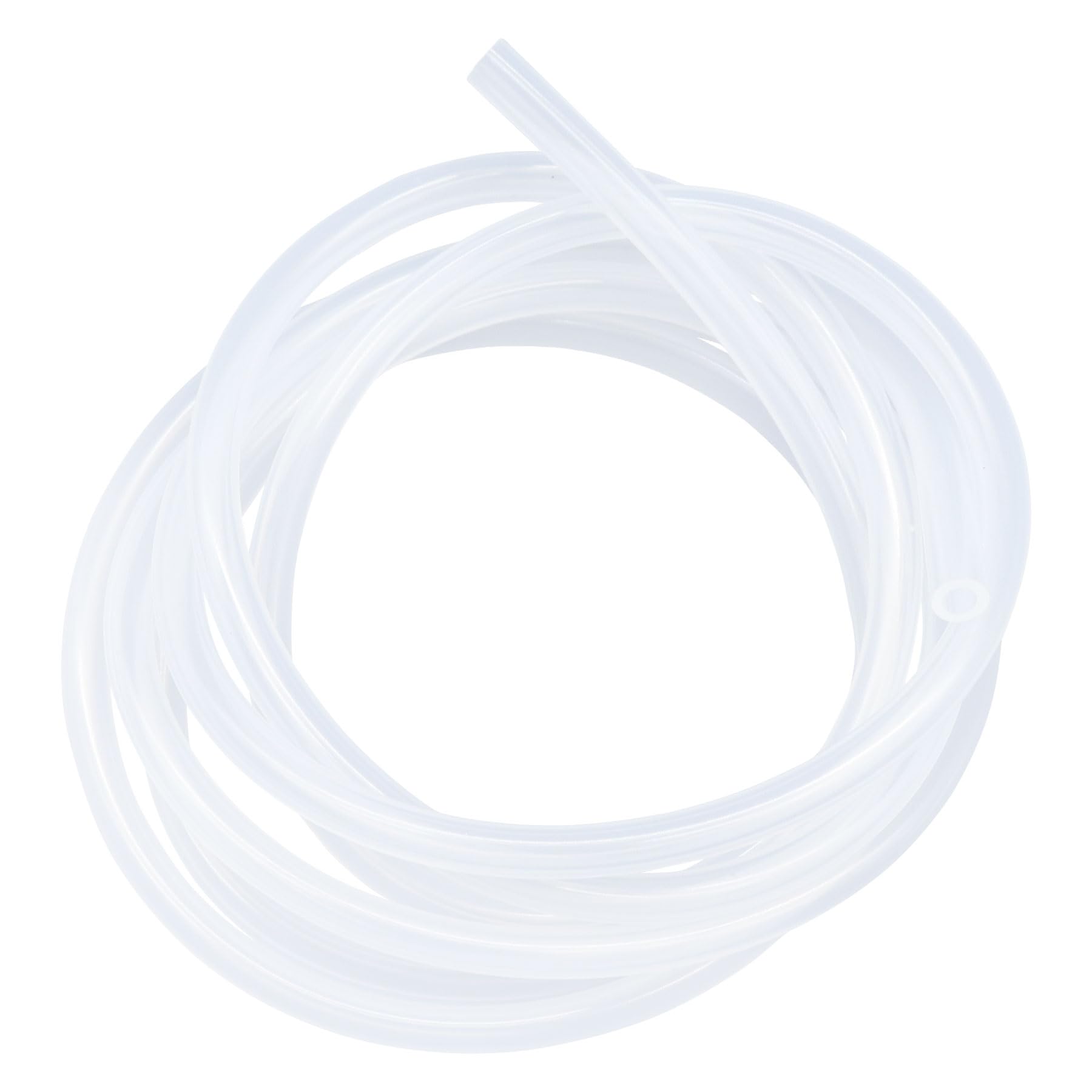 iMeistek Silicone Tubes 3.2mm ID x 6.4mm OD (3.5 Metres),Flexible Clear Food Grade Silicone Tube Hose for Air/Water Pump Transfer,Homebrew,Aquarium