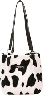 Bolsa feminina fofa de para telefone com tudo combinando, bolsa de mão para todos os lugares, bolsa de mão, bolsa de aniversário, bolsa única e felpuda, grande, transversal, armazenamento de ombro de pelúcia, ano de festa, novo, Branco