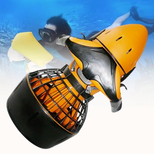 YMAOMAO Underwater Thruster Set, Underwater Scooter, Water Scooter for Adults&kids, Ultra -Long Battery Life, Underwater Scooter for Sea&pool, Diving Snorkeling Sea Scooter,Orange