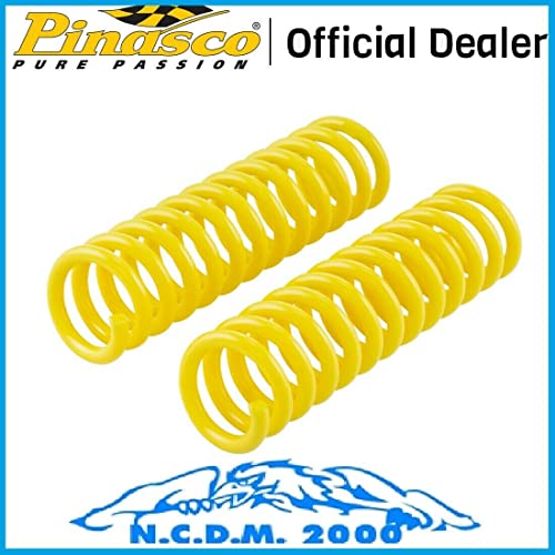 Coppia molle forcella gialle pinasco piaggio 50