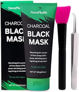 Blackhead Remover Mask, 80ML Purifying Peel Off Mask Remover Mask, Charcoal Face Mask for Deep Cleansing Blackheads