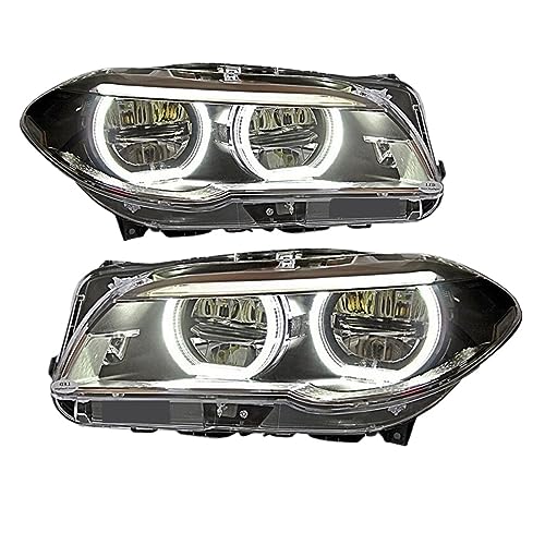 Front DRL Turn Signal Lights Assembly Led Headlight Car Accessories Compatible With BMW 5 Series F10 F18 520D 528i 530i 535i M5(14-17 Year)