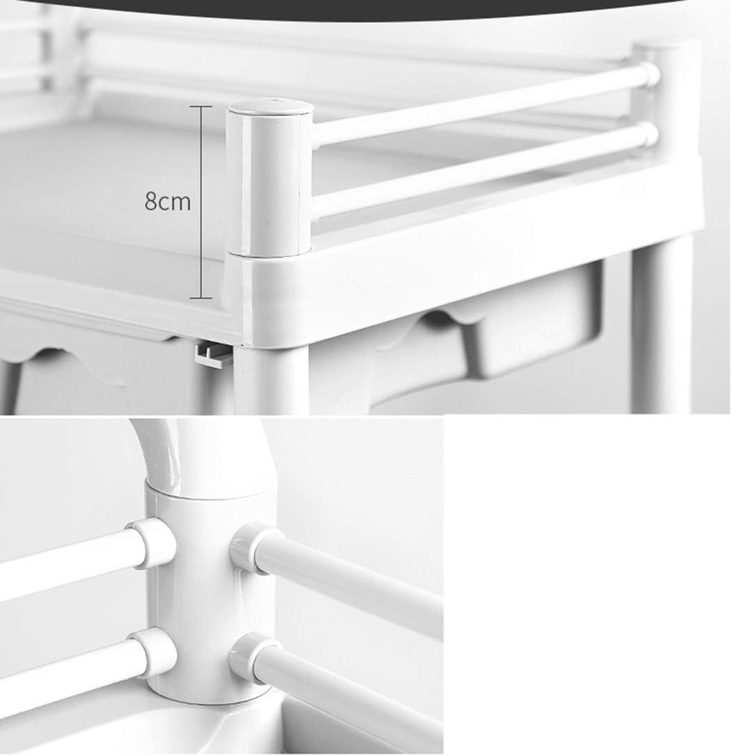 Utility Beauty Cart,Medical Mobile Storage Trolley with Drawer, All Purpose Roller Beautician Spa Cart Spa Medical Instrument Cart,Salon SPA Tool Holder (3 Tier 64.5cm)