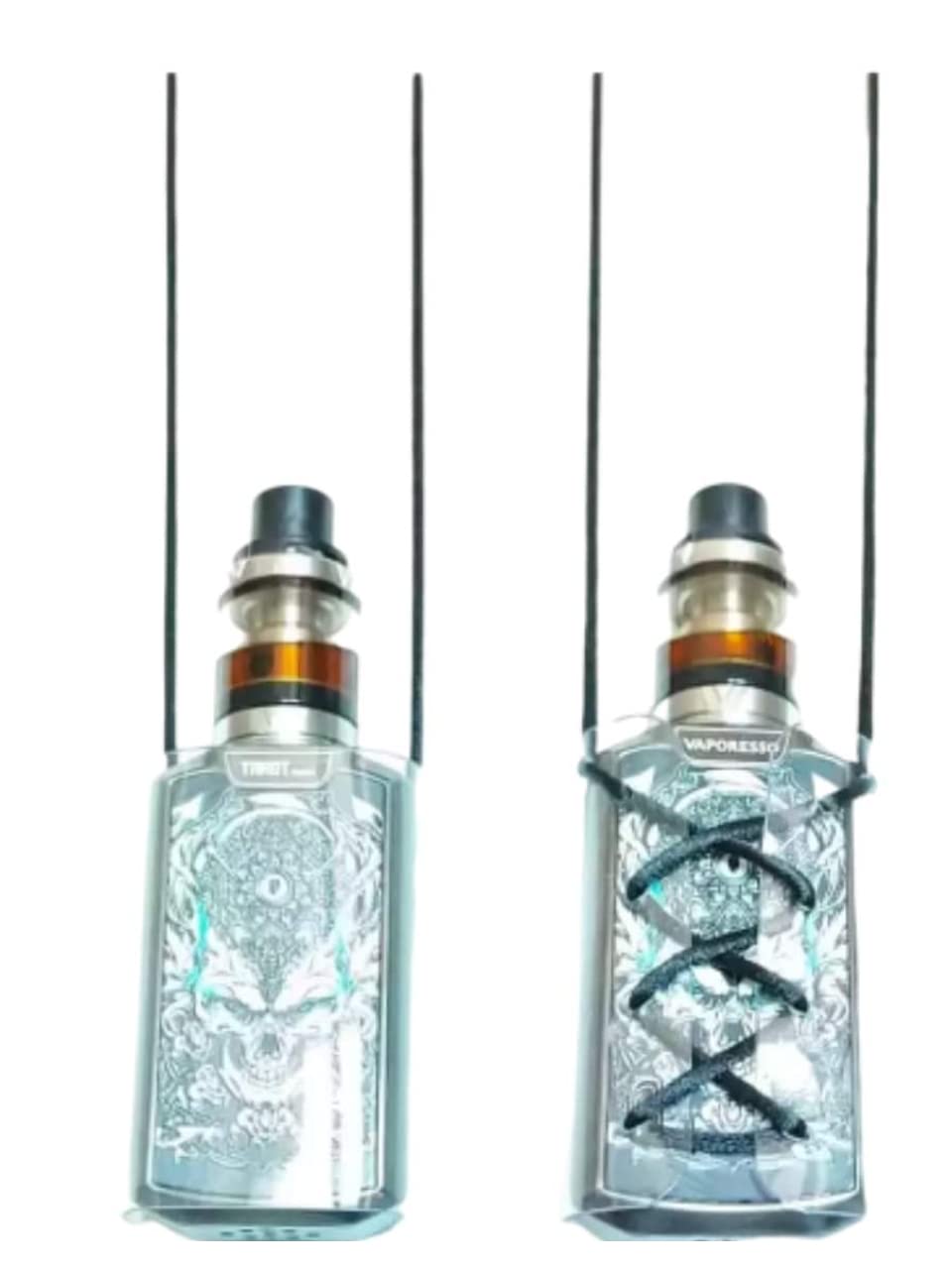 Case for, TAROT NANO, VAPORESSO, to carry your electronic cigarette around your neck the transparent KIKCOU handcrafted creation