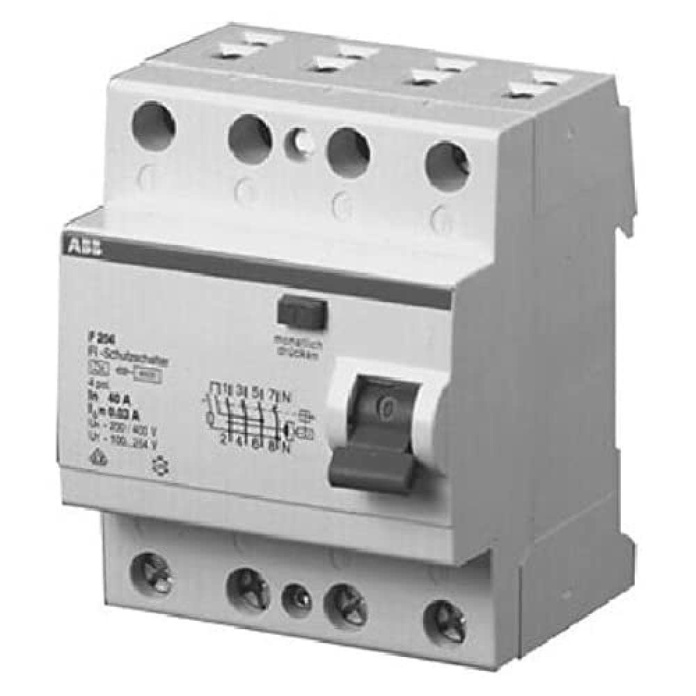 abb-entrelec f204 a-40/0,5 – Differential F204 A 40 A 500 mA