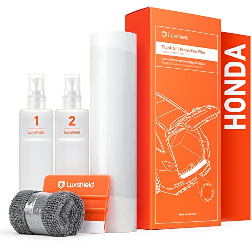 Luxshield Film Protection Seuil de Coffre Voiture pour Honda Civic 4 Portes 10 (X) FC I 2017-2022 Pare Choc Arriere - Transparent