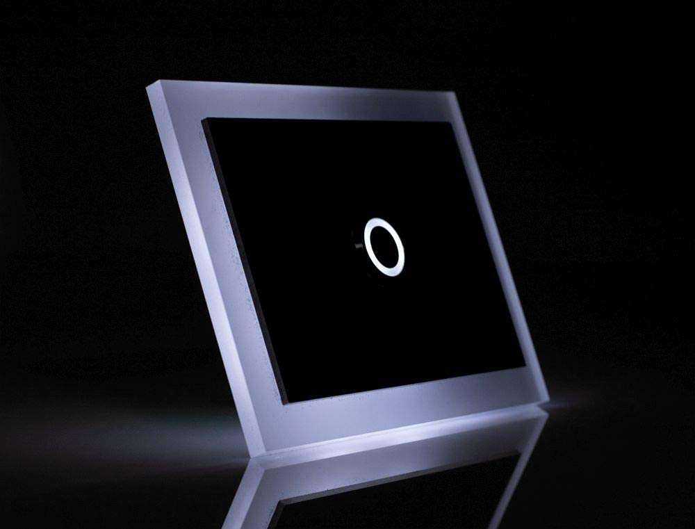EDELSTAHL TÜRKLINGEL KLINGELPLATTE Mit Klingeltaster LED Gravur