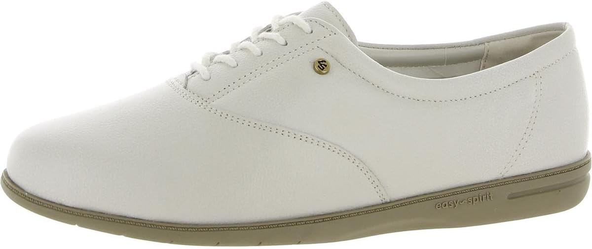 Easy Spirit Women's Motion Sneaker, White 102, 10 Wide