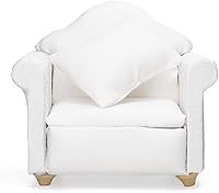 Vista 11 de Odoria 1/12 Silla en miniatura Sillón Casa de muñecas Muebles Accesorios, Azul Oscuro