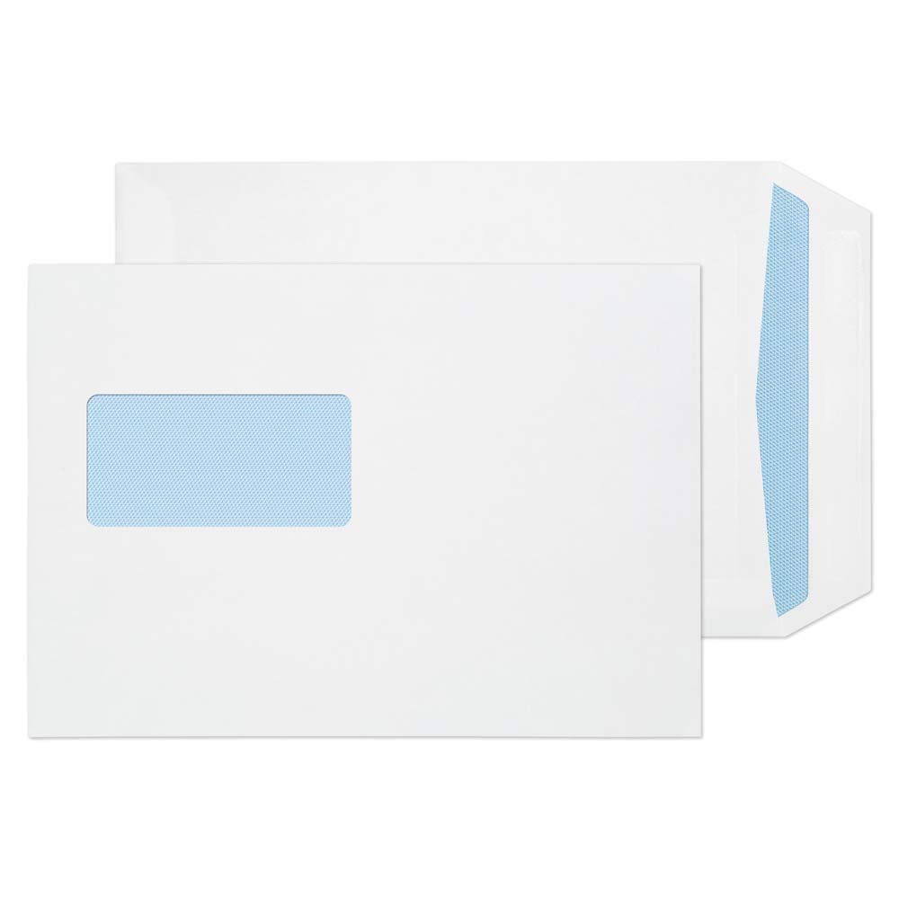 Blake Purely Everyday C5 229 x 162 mm 100 gsm Pocket Self Seal High Window Envelopes (14084) White - Pack of 500