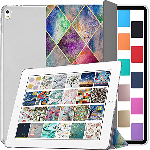 Image of DuraSafe Cases for iPad Pro 9.7 inch 2016 Case A1673 MLMP2HN /A MM172HN /A MLMN2HN /A MLMQ2HN /A A1674 A1675 MLMW2HN /A MLMX2HN /A MM192HN /A MLMV2HN /A MLN02HN /A MLMY2HN /A MLN12HN /A MM1A2HN /A - Diamond Grid