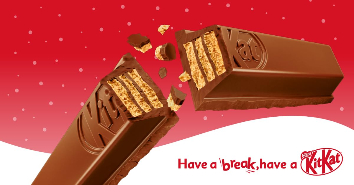 NESTLÉ KITKAT casa de chocolate con leche NAVIDAD paquete 461g