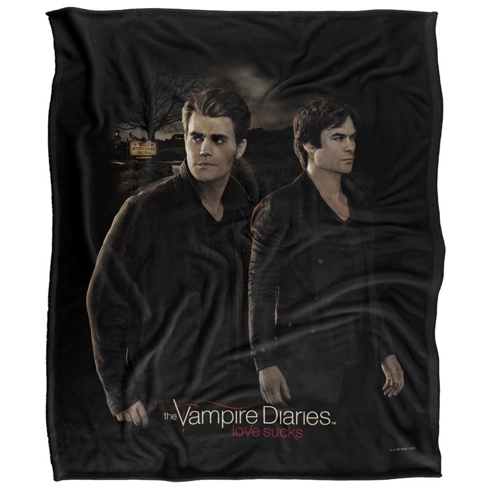 VAMPIRE DIARIES Coperta super morbida al tatto, modello, 152 x 127 cm