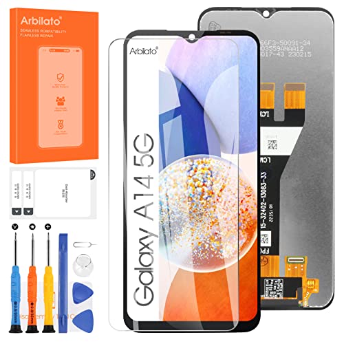 Screen for Samsung Galaxy A14 5G Screen Replacement for Samsung A146 LCD Screen SM-A146P,SM-A146U,SM-A146U1,SM-A146U1/DS Touch Display Digitizer Assembly Repair Parts No Frame(Not Fit A146B) -  Arbilato