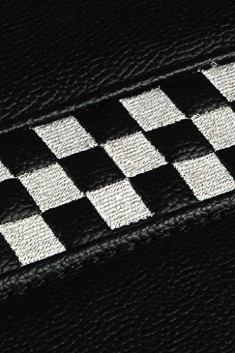 Image of Elegant Scooter Seat Cover for Suzuki Access (Zest Black & White)