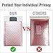 Fuxury Rose Gold Bubble Mailers 6x10 
