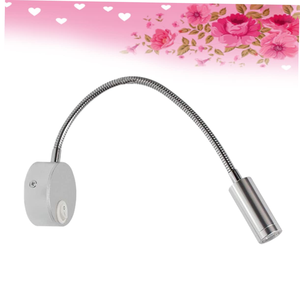 DIYEAH Led Clip Light Nightstand Lamp Eye Protection Portable Bedroom Reading Lamp