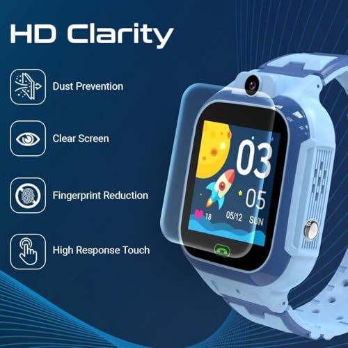 Image of sekyo Carepal Pro Kids Smartwatch Screen Guard | 9H HD Clear Tempered Glass Protector | Scratch-Resistant, Bubble-Free & Touch Sensitive Screen Protection