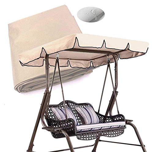 skyfiree Patio Swing Canopy Replacement Cover Waterproof 600D Polyester - 2 Years Warranty
