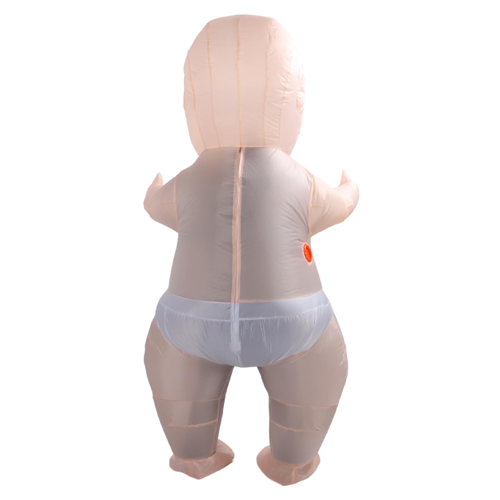 Qcwwy Decoraciones Festivas y Festivas Disfraz de bebé Disfraz de bebé de 96 Pulgadas para Revelar el Género Fiesta de Baby Shower Cosplay con Caja de Batería de Inflable para Adultos Inflable Gigante