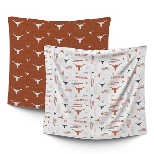 Image of NCAA Texas Longhorns Home & Away 2 Pack Baby Blankets
