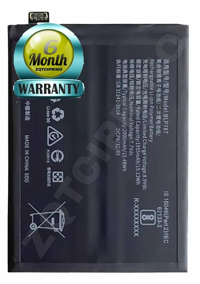 Image of Original BLP787 Battery for Oppo Reno 4 Pro Battery with 6 Month Warranty**** (B3636)
