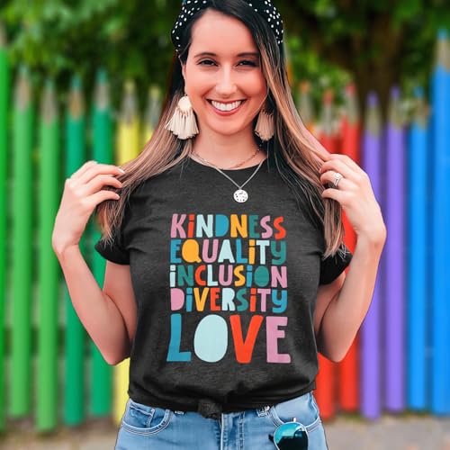Teacher Shirt Women Inspirational Letter Print T-Shirt Special Education Teacher's Day Tee Tops - Image 3