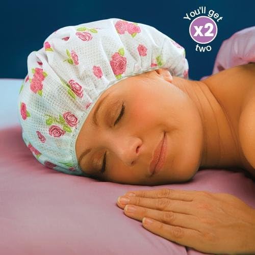 Rose Patterned Hairnets Set of 2