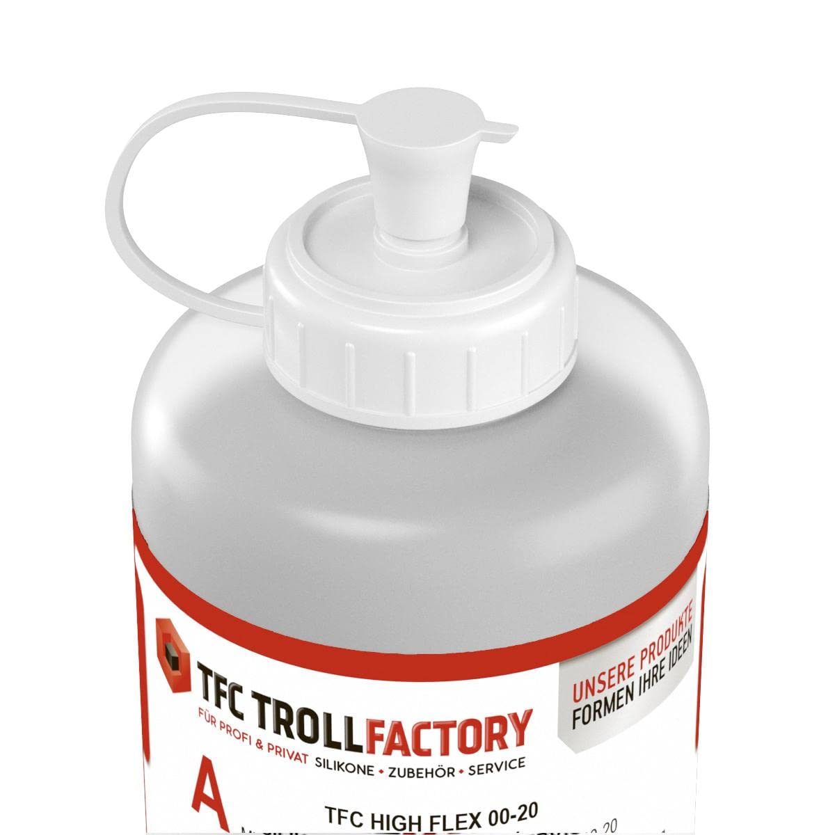 TFC HIGH Flex kauczuk silikonowy 00-20 1:1 - rozmiar: 1 kg (2 x 500 g)