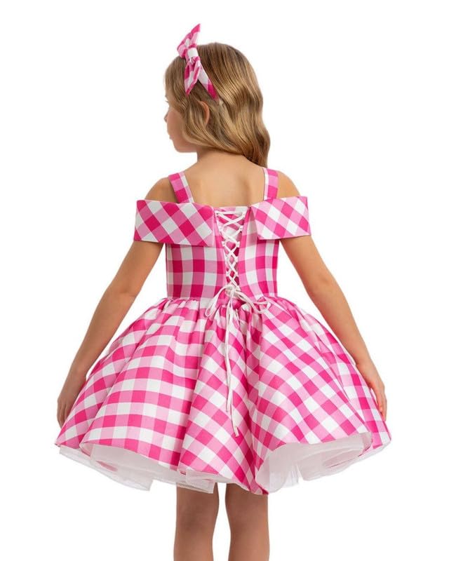 Image of Niren Enterprise Printed Knee Length Short Sleeves Square Neck Stylish Girls Party Dress
